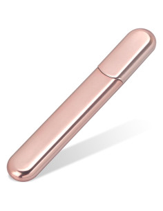 Lima de Uñas de Vidrio Midenso Albaricoque 14 cm con Estuche