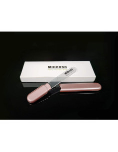 Lima de Uñas de Vidrio Midenso Albaricoque 14 cm con Estuche 2