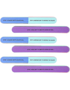 Juego de Limadoras y Pulidores de Uñas Mudder - 6 Piezas 2