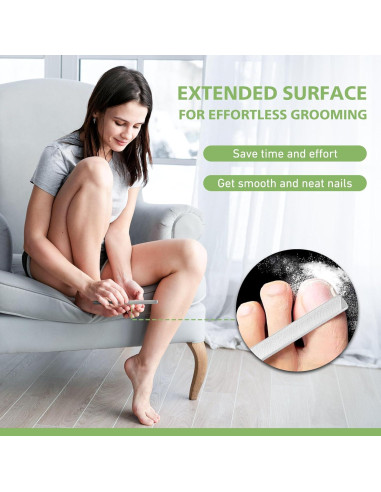 Lima de Uñas Profesional BALUCA de Acero Inoxidable 12 cm