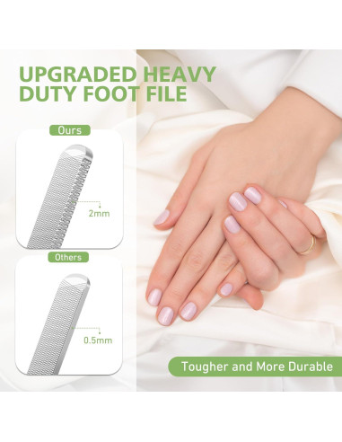 Lima de Uñas Profesional BALUCA de Acero Inoxidable 12 cm