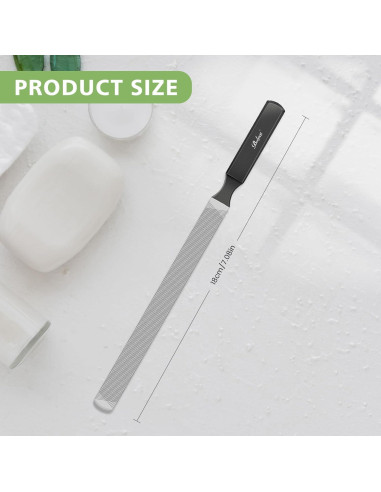 Lima de Uñas Profesional BALUCA de Acero Inoxidable 12 cm