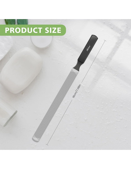 Lima de Uñas Profesional BALUCA de Acero Inoxidable 12 cm