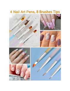 Kit de Estampado de Uñas Gorvalin - Arte de Uñas DIY Completo 2