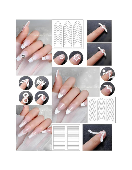 Kit de Estampado de Uñas Gorvalin - Arte de Uñas DIY Completo