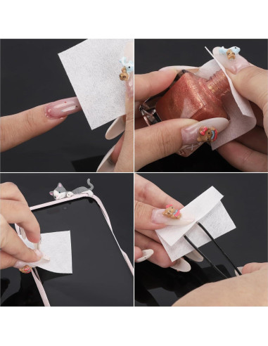 620 Toallitas Sin Pelusa y 20 Clips Reutilizables BTYMS