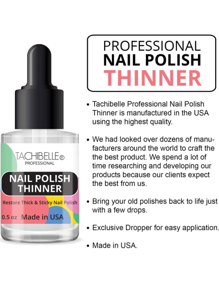 Disolvente de Esmalte de Uñas Tachibelle - 1 Botella 82g