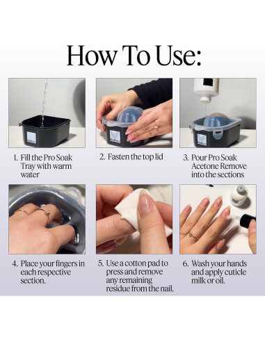 Removedor de Esmalte de Uñas Nailboo 100% Acetona 473 ml