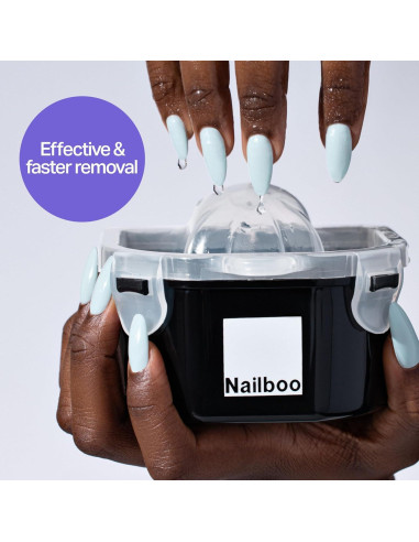 Removedor de Esmalte de Uñas Nailboo 100% Acetona 473 ml