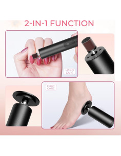 Removedor de Callos Eléctrico Ranrose 2 en 1 con 20 Discos 2