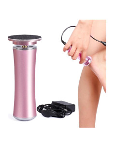 Removedor de Callos Eléctrico LIARTY Rosa, Velocidad Ajustable, 60 Discos