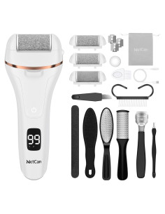 Removedor de Callos Eléctrico NetCan 17 en 1 Blanco