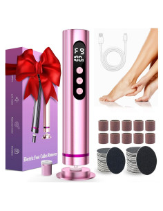 Lima Eléctrica Inalámbrica Dermave 2 en 1 para Pies y Uñas