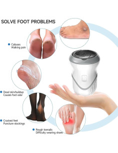 Removedor de Callos Eléctrico Magitech con 3 Cabezas - Cuidado Profesional de Pies 2