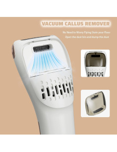 Removedor de Callos Eléctrico Ourcec con Aspiradora 16 en 1 2