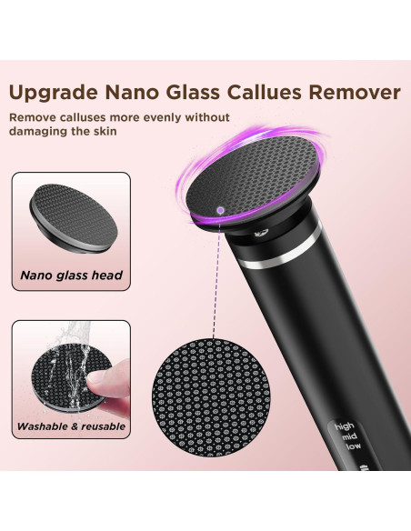 Removedor de Callos Eléctrico Ssoiew MJQ01 con 60 Discos