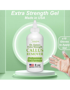 Kit de Gel Removedor de Callos Dr. Entre 226.8g + Lima y Guantes 2