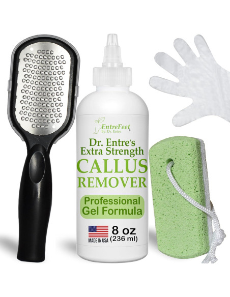 Kit de Gel Removedor de Callos Dr. Entre 226.8g + Lima y Guantes Kit de Gel Removedor de Callos Dr. Entre 226.8g + Lima y Guantes