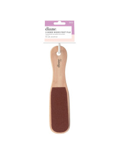 Lima de Pies Doble Cara Diane - Mango de Madera 25.4 cm