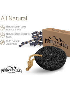 Piedra Pómez Natural Pumice Valley - Removedor de Callos 9x6cm 2