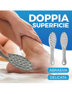 Raspador de pies de acero inoxidable Imperial Feet 21x5cm 2