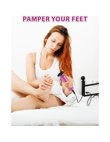 Lima Eléctrica para Pies Fooseey - Removedor de Callos Profesional