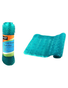 Alfombrilla de Baño Antideslizante Dependable 62x34 cm Turquesa