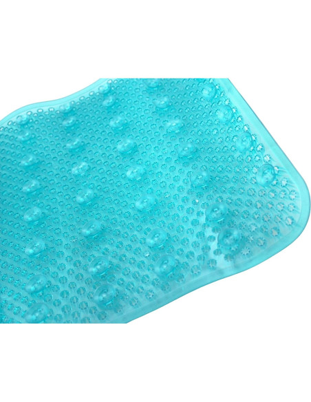 Alfombrilla de Baño Antideslizante Dependable 62x34 cm Turquesa