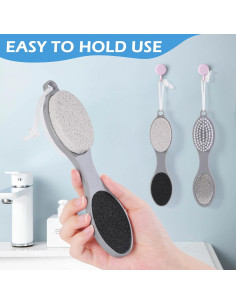 Kit 4 en 1 Cepillo para Pies Exfoliante con Piedra Pómez 2