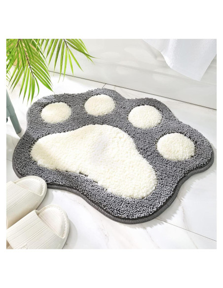 Alfombra de Baño Antideslizante Molesun Gris 43x58 cm