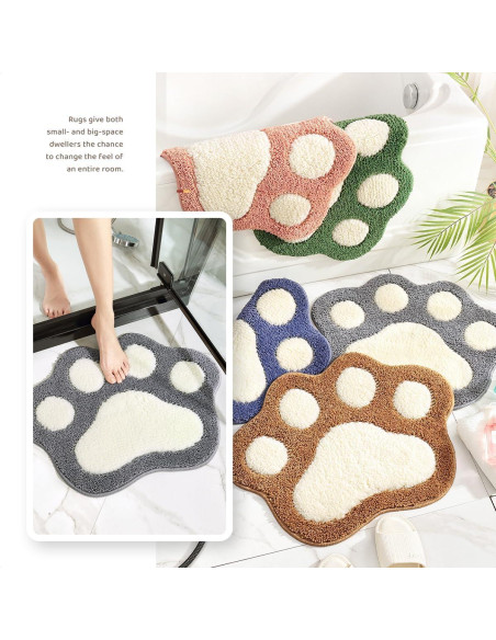 Alfombra de Baño Antideslizante Molesun Gris 43x58 cm