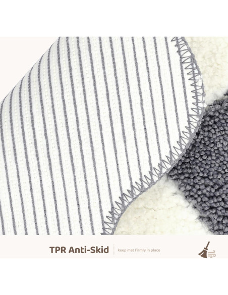 Alfombra de Baño Antideslizante Molesun Gris 43x58 cm