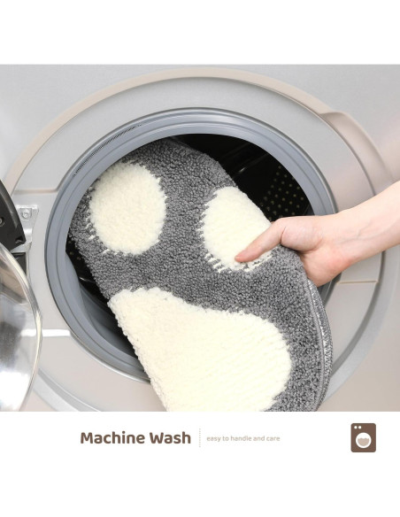 Alfombra de Baño Antideslizante Molesun Gris 43x58 cm