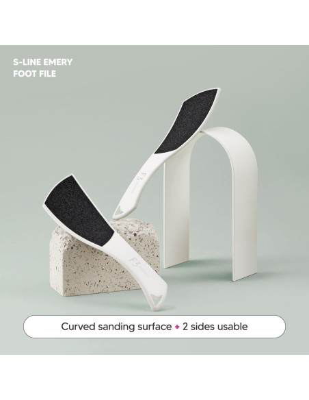 Lima de Pies Doble Cara F3 Systems - Pedicure Efectivo 2 Pcs Lima de Pies Doble Cara F3 Systems - Pedicure Efectivo 2 Pcs