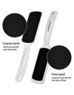 Raspador de pies Capspace - Lima de doble cara, 4 unidades 2
