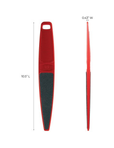 Lima de pies ForPro Red Panda 60/100 grano 26.67 cm 2