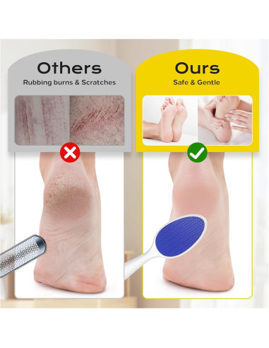 Lima de vidrio nano 2 en 1 para pies Yomanta - Azul