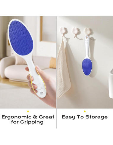 Lima de vidrio nano 2 en 1 para pies Yomanta - Azul