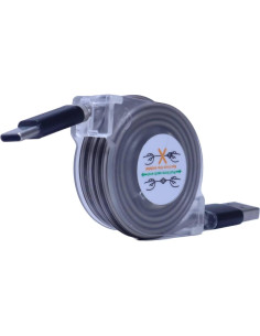 Cable Retráctil BoxWave USB-A a USB-C para Mileseey TR10 2