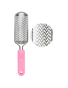 Lima de Pies Exfoliador OWIIZI Acero Inoxidable 28cm Rosa
