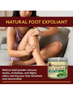 Exfoliante de Pies OKAY de Menta 170 g - Hidratante y Revitalizante 2