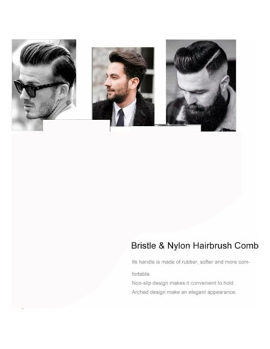 Cepillo Desenredante Mágico Voremy Curvado Ventilado 24.9cm