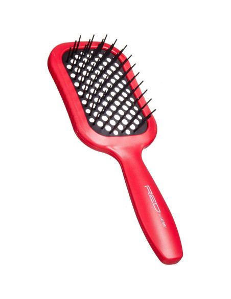 Cepillo Desenredante Ventilado RED by Kiss para Cabello Húmedo
