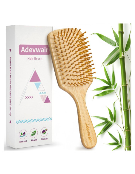 Cepillo de Bambú Adevwair para Crecimiento del Cabello 24.89cm