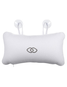 Almohada de Baño HEALLILY con Ventosas y Funda Transpirable 36x16 cm