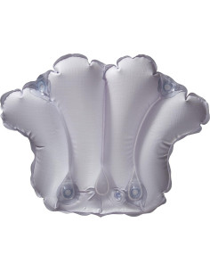 Almohada de Baño Inflable Aquasentials - Tela de Toalla Blanca 2
