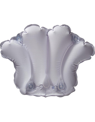 Almohada de Baño Inflable Aquasentials - Tela de Toalla Blanca