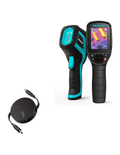 Cable BoxWave PD miniSync Retráctil 240W USB Tipo-C Negro