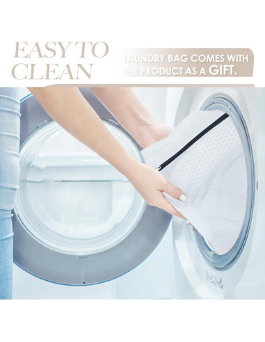 Almohada de Baño Joeyset de Malla 4D Antideslizante - Blanco