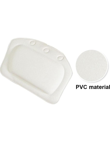 Almohada de Baño wiiAiloo con Ventosas - Espuma PVC Impermeable